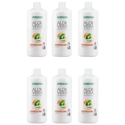 Aloe Vera Drinking Gel Pfirsich Geschmack 6er Set
