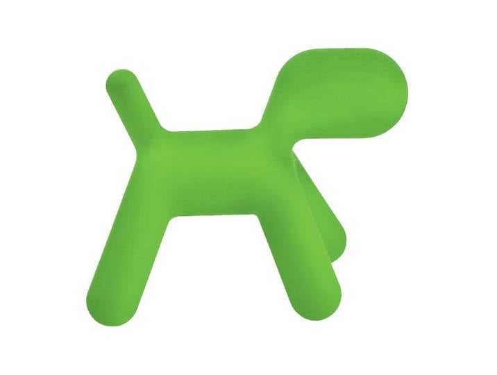 MAGIS chaise pour enfants chien abstrait PUPPY EXTRA LARGE (Vert - Polyéthylène)