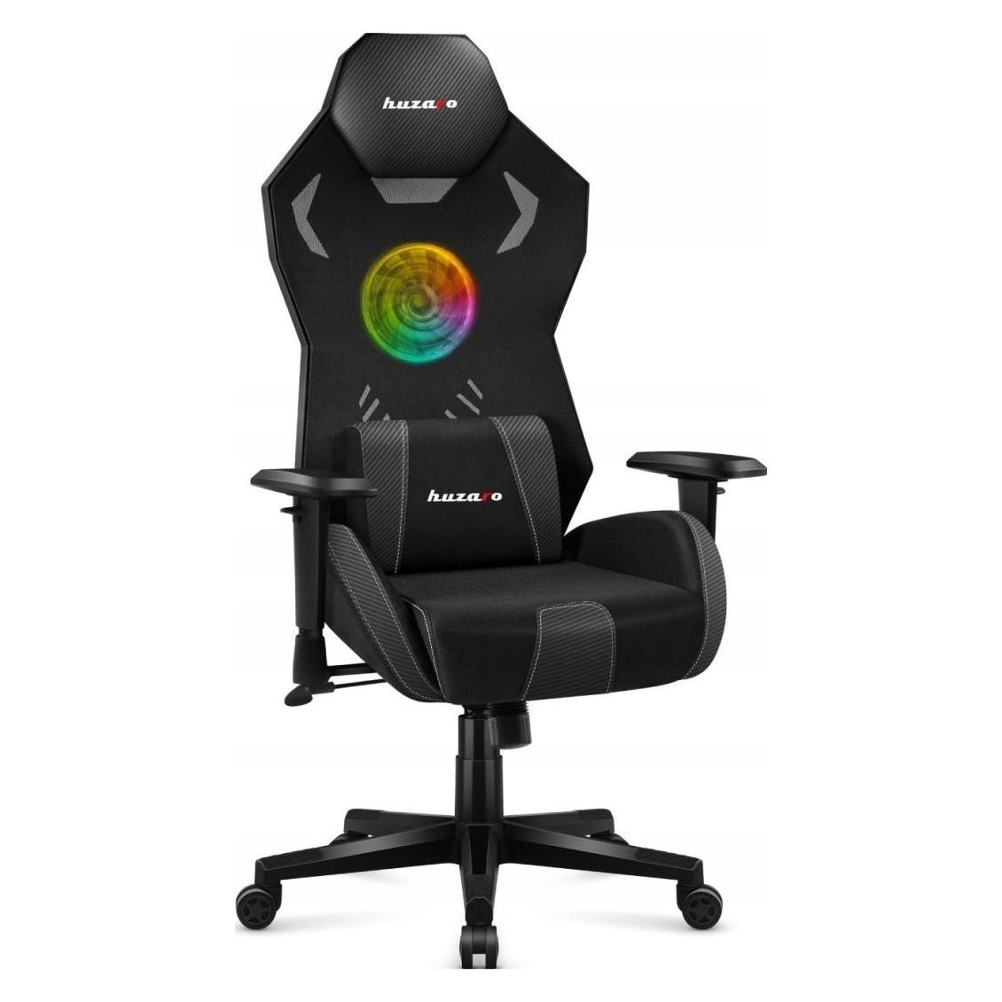 Huzaro Combat 7.6 RGB Schwarzer Gaming-Stuhl (HZ-COMBAT 7.6 RGB BLACK)