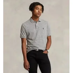 Polo Ralph Lauren für Herren. 710548797011 Slim Fit Polohemd grau Polohemd (XXL), Lässig, Baumwolle, Kurzarm