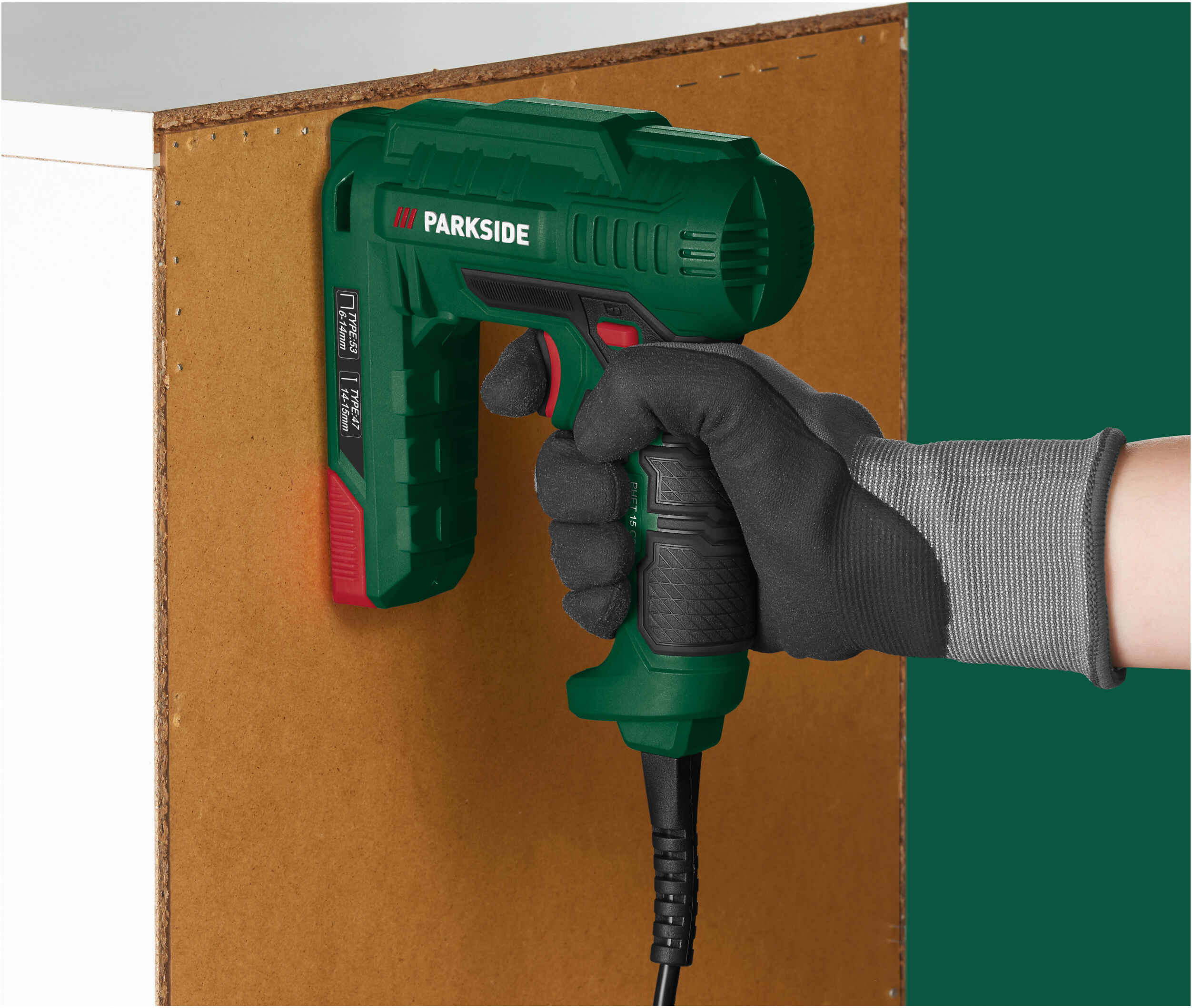 PARKSIDE® Elektrotacker und -nagler »PHET 15 C2«