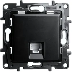 Telefonsteckdose RJ11 schwarz Niloe Step 863555