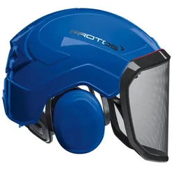 Forstschutzhelm "Integral Forest" grobes Visier G16 - Blau