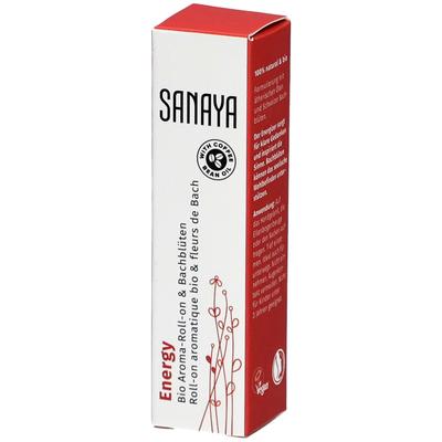 Sanaya Aroma&Bachblüt Roll on Energy Bio 10 ml Roller