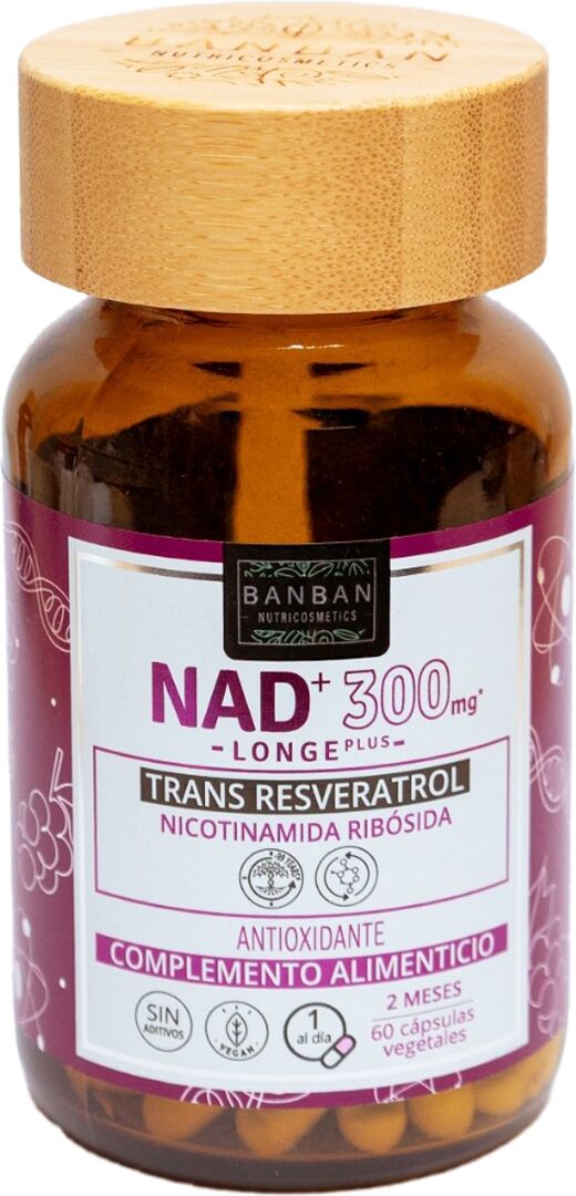 BANBAN 60 Capsulas Nad+ Trans-Resveratrol .