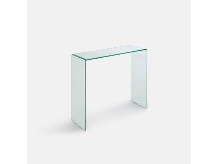 LA REDOUTE Console en verre trempé, JOAN Transparent