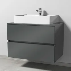 Sanipa Solo One Keramik-Set Angular Waschtisch-Set  PS21279
