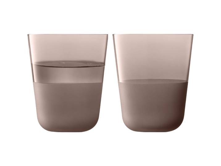 Becher Arc Contrast braun Glas 0.38 l