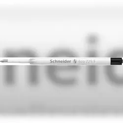 Schneider 172501 Großraummine Eco 725 - F, schwarz (dokumentenecht)