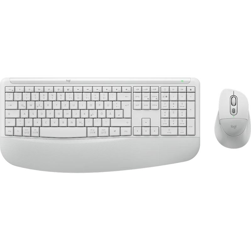 Logitech Desktop MK880 Signature Comfort Plus Combo [DE] greyish-white