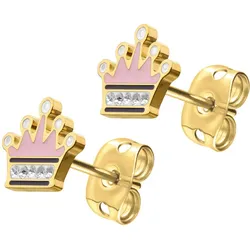 Titan Ohrstecker KRONE