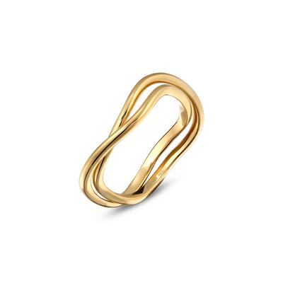 Elli "Ring Wellen Modern 925 Sterling Silber"