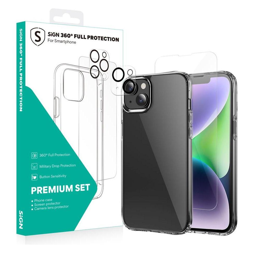 SIGN 360 Complete Protection Package for iPhone 14 (Apple iPhone 14) (SN-CGIP14-P)