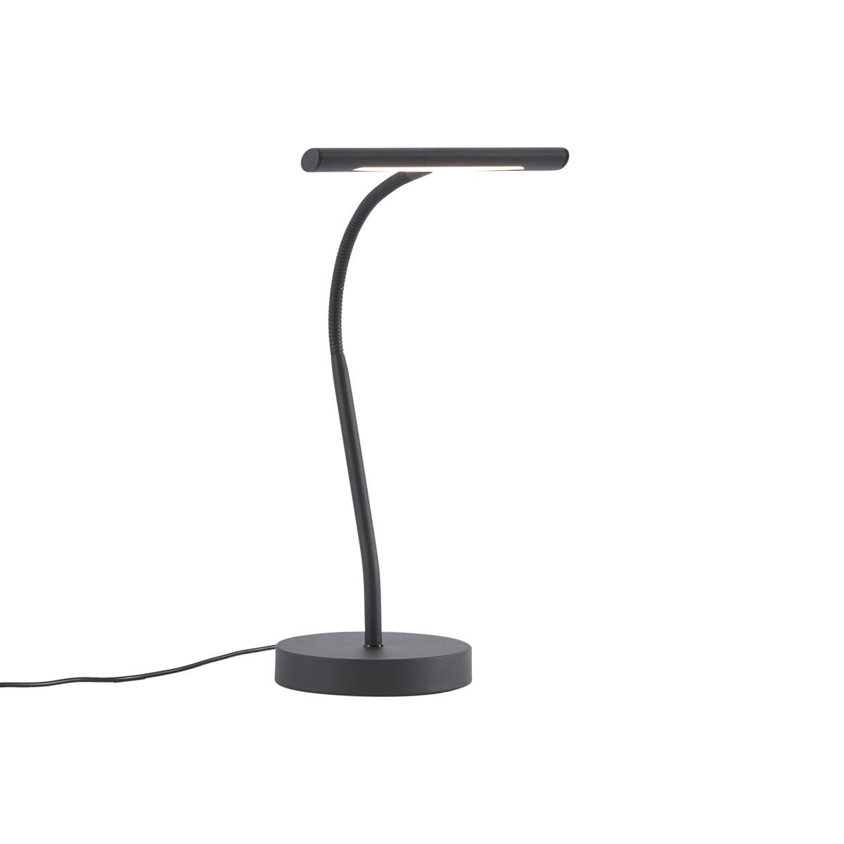 Qazqa Art Deco tafellamp zwart met dimbare warmwitte LED