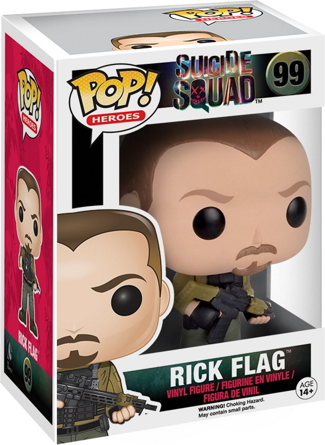 Funko Pop! Suicide Squad Rick Flag 99 Vinyl figuur