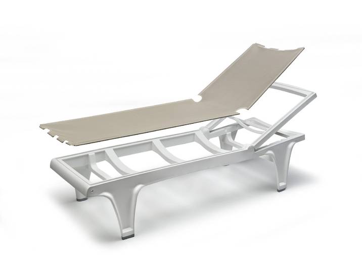 Bain de soleil Tahiti blanc ajustable
