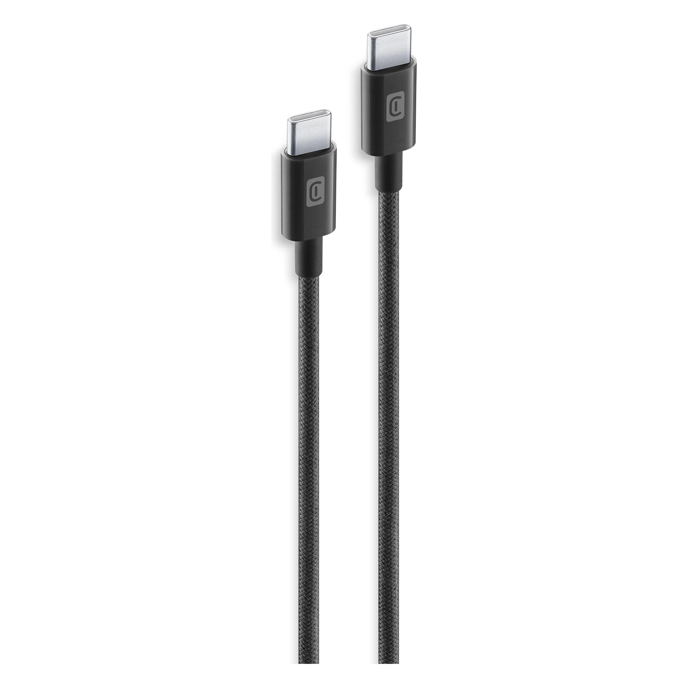 Cellularline Braided Data Cable 1,5 m (1.50 m, USB 2.0, 60 W) (60904)