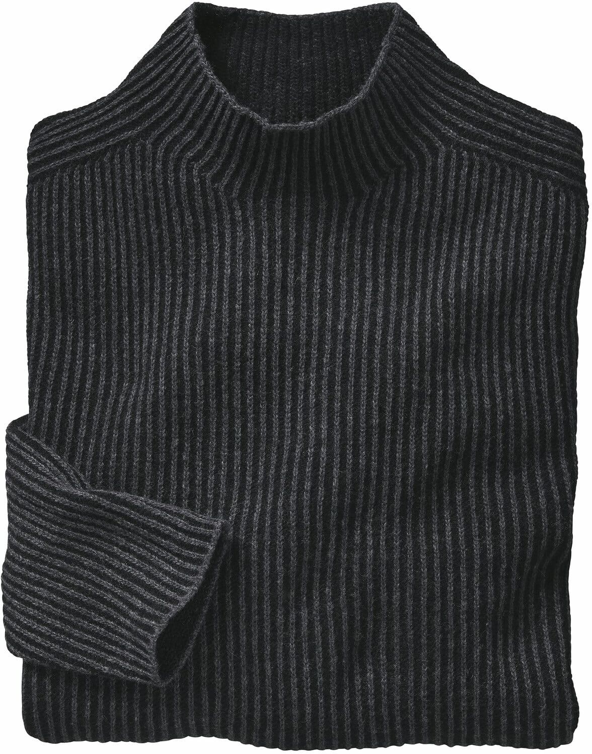 Mey & Edlich Grundform-Mockneck Schwarz 54
