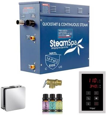 SteamSpa Oasis Series 9000-Watts Steam Generator with Continuous Steam Plus Easy Touch Pad