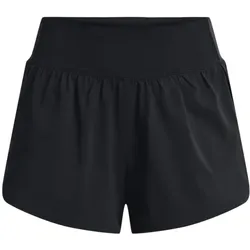 UNDER ARMOUR Flex Woven 2in1 Shorts Damen 001 - black/black XXL
