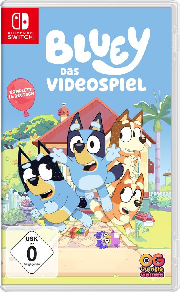 OUTRIGHT GAMES Spielesoftware "Bluey: Das Videospiel", transparent (weiß, neutral), Nintendo Switch, Spielesoftware, Spielesoftware