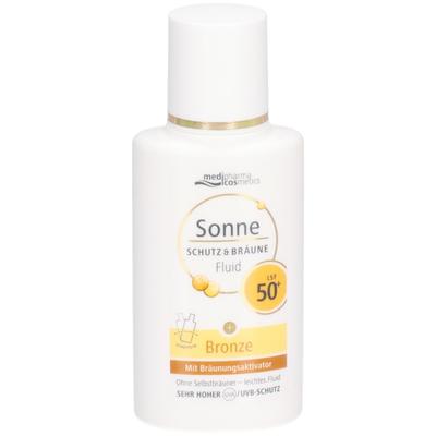 Sonne Schutz & Bräune Fluid bronze LSF 50+ 50 ml Creme