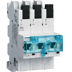 Hager SLS-Schalter 3-polig E-Charakteristik 25A für Sammelschiene QuickConnect