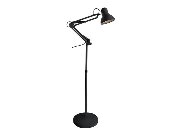 Lampadaire articulé rétro en métal noir