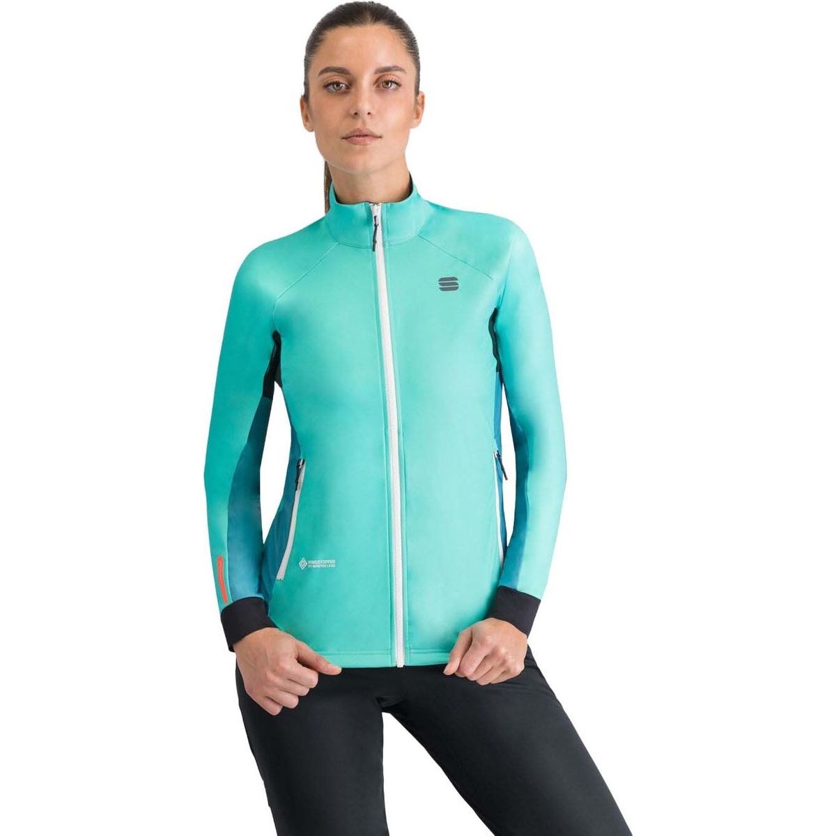 Sportful Apex Light W Jacket green waterfall/teal blue (167) M 0425547-167-M