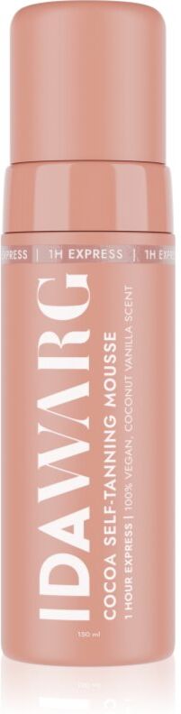 IDA WARG Beauty Self-Tanning Cocoa Mousse 1h Express mousse auto-bronzante pour un bronzage rapide 150 ml