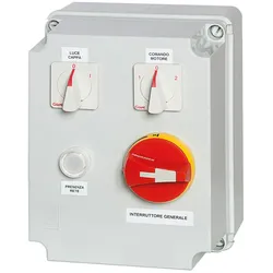 Virtus Drehzahlregler mit Gasmagnetventil, 2 Geschwindigkeiten, 400 V, max 2,20 kW, mit Lichtschalter (RVVG2444)