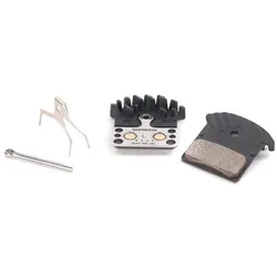 SHIMANO Bremsbeläge Ice Tec J04C Metall mit Kühlrippen