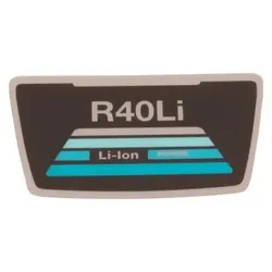 Original Gardena Typenschild R40Li für R40Li