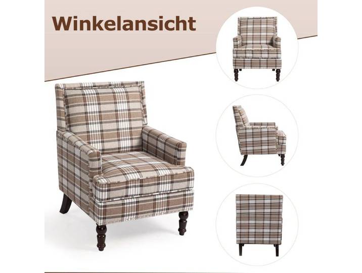 Logidon – chaise rembourrée vintage garniture décorative pour ongles chèque de salon