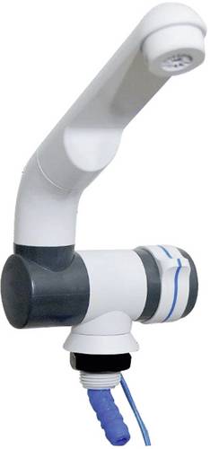 Barwig 4000-76 Camping-Wasserhahn Schlauch-Anschluss 10mm Grau, Anthrazit, Weiß