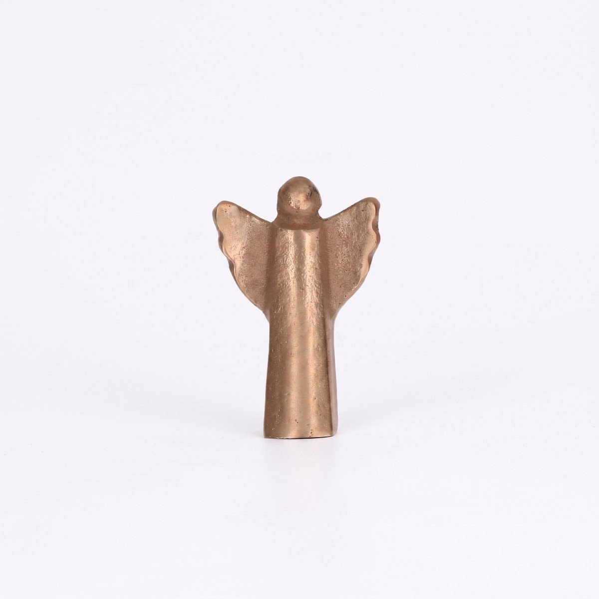 Beschermengel mini brons decoratie voor op tafel