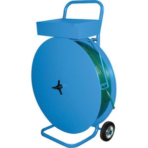 Abrollwagen fahrbar, für PP und Textil-Umreifungsband, KernØ 150-406mm