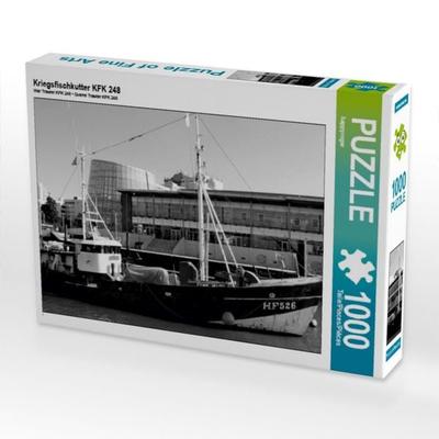 CALVENDO Puzzle Kriegsfischkutter KFK 248 | 1000 Teile Lege-Größe 64x48cm Foto-Puzzle für glückliche Stunden