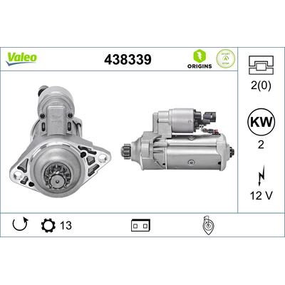 VALEO Starter NEW STOP&START ORIGINAL PART 438339 für VW CUPRA (SVW) Audi (FAW)