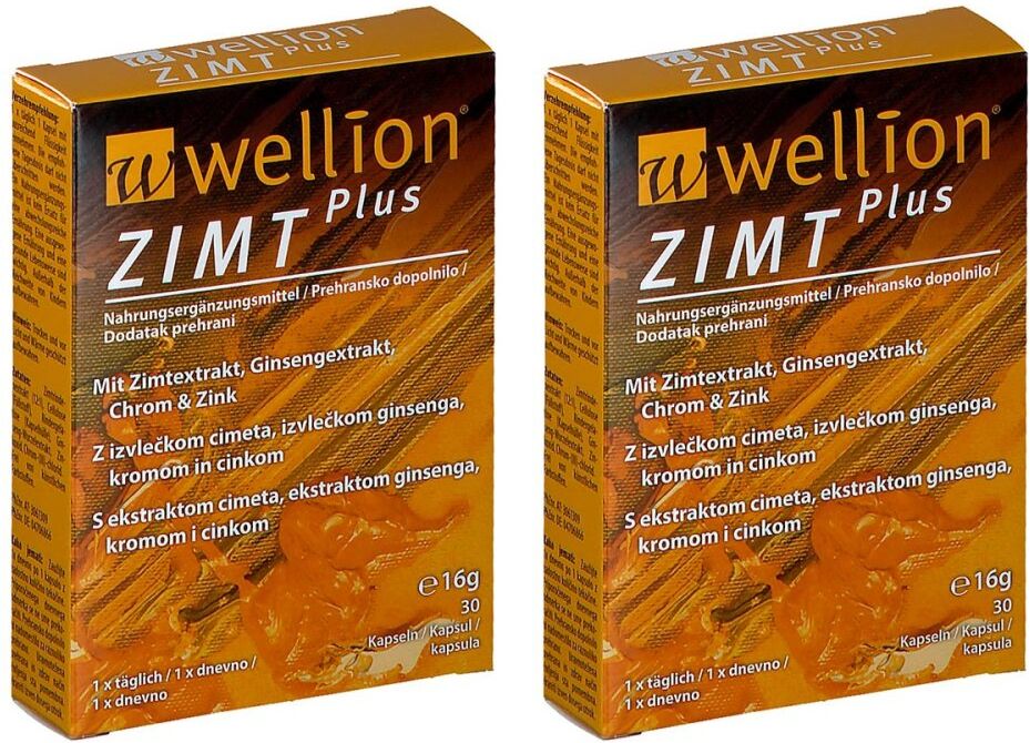 wellion Zimt Plus Kapseln 2x30stk