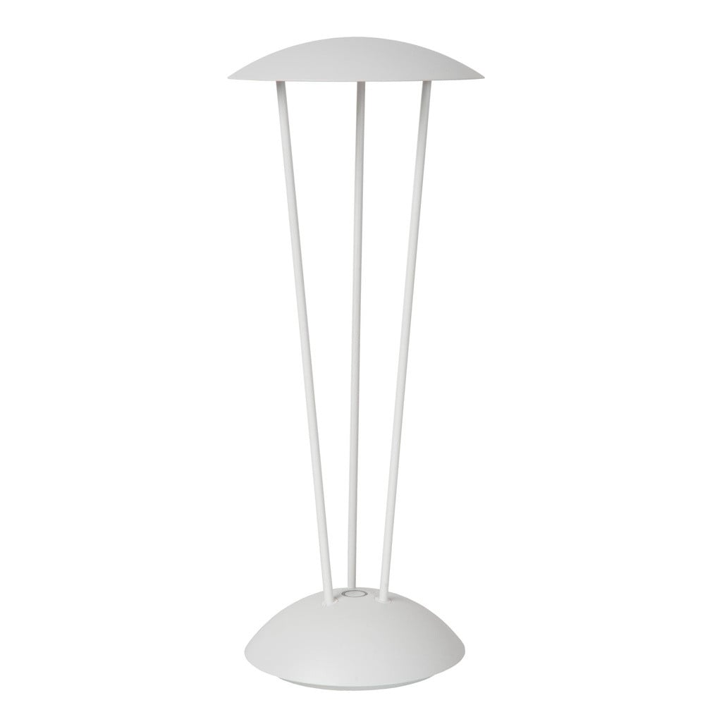 Lucide Renee Design Tafellamp Wit - Oplaadbaar - Aluminium