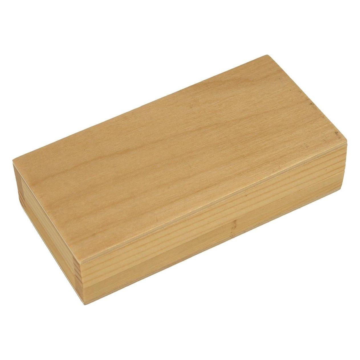 Herbertz Echter Arkansas-Stein, 10 x 4 cm, im Holzkasten (291109)