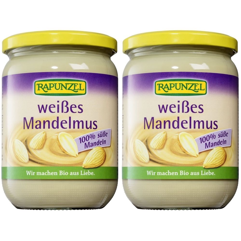 Rapunzel Bio weißes Mandelmus x2 2x500 g Creme