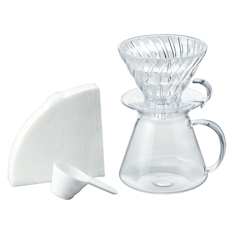 Hario V60 Glass Brewing Kit (0.60 l) (S-VGBK-02-T)