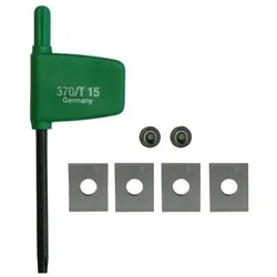 Festool, Zubehör Maschine, Wendeplatten-Set HW-WP 7,6x12x1,5 (4x)
