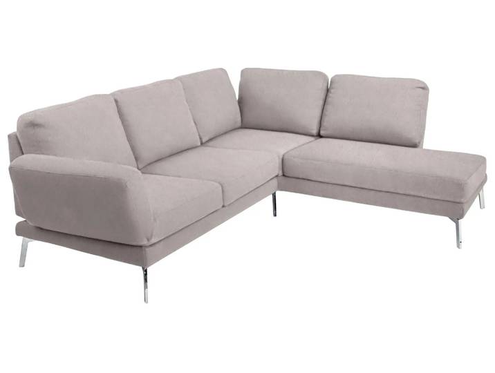Ecksofa Toledo Basic Candy / Farbe: Silver / Material: Stoff Basic