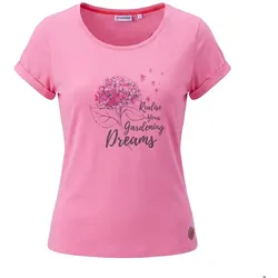Gardena Damen T-Shirt Rundhals kurzarm lockere Passform Lantara Gr. XS