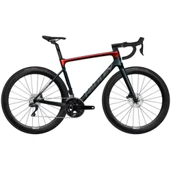 Ridley Falcn 105 Di2 Black/White/Candy Red Metallic mit Carbon-Laufrädern