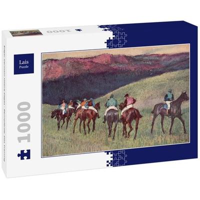 Lais Puzzle Edgar Germain Hilaire Degas - Rennpferde: Das Training 1000 Teile