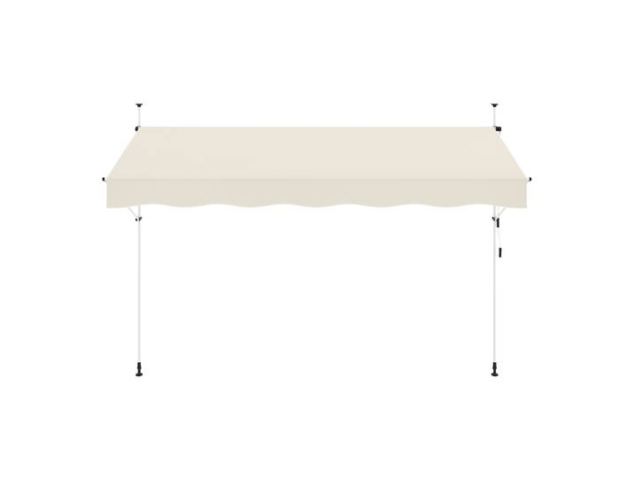 Balkonmarkise 400 x 120 cm beige